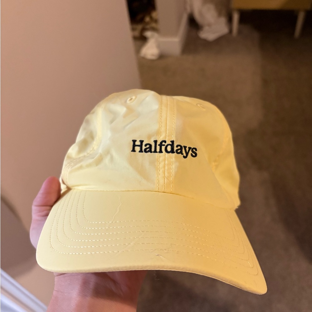 Halfdays Butter Yellow Cap/ Baseball Hat